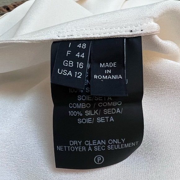 New w/tags Derek Lam 100% silk top women’s size 12 - Picture 6 of 6